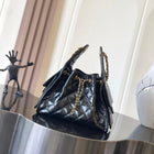 Brand Bag New Small Large Capaci Caviar Cowhide Leather oulder Bag  for Women and Bag PlatiNum