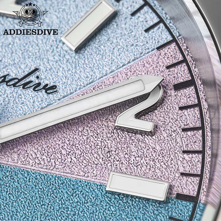 ADDIESDIVE Watch Men 2026 New 36mm Quartz Wristwatch AD2555 Sapphire 100m Waterproof BGW9 Luminous 316L Stainless Steel Watches