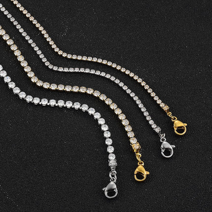 Stainless Steel Chain High Quality Fashion Jewelry Neo-Gothic Style for Men And Women PlatiNum