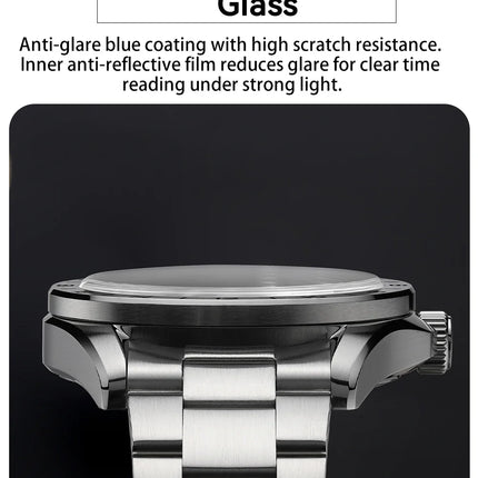 ADDIESDIVE Luxury Swiss Ronda GMT Watch 200M Water Resistant Dual Time Zone BGW9 Luminous 38mm Stainless Steel Quartz Movement