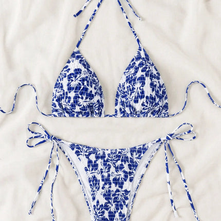 Set Bikini a Triangolo per Donna, Sexy Costume da Bagno Brasiliano a Due Pezzi con Lacci, Grazioso Costume da Bagno platinumshop