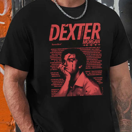 Men's 100% cotton t-shirt with movie poster print, unisex style suitable for outdoor and home wear, high quality