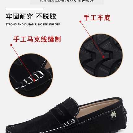 Scarpe Italiane Formali da Uomo, Mocassini in Pelle Fatti a Mano, Scarpe Casual da Guida, Slip-on di Lusso Comodi per Uomo
