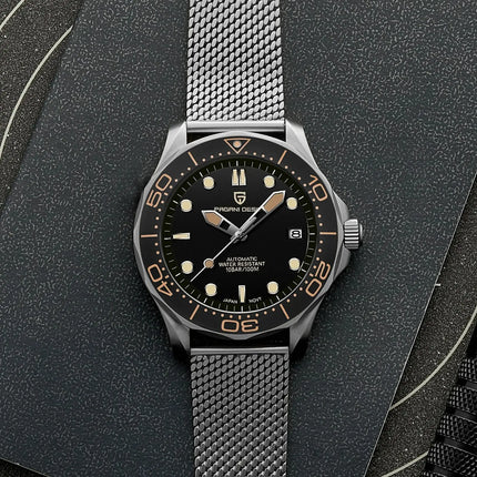 PAGANI DESIGN Orologi da uomo Orologio automatico di lusso retrò da uomo Orologio da polso meccanico giapponese da uomo Orologio impermeabile in acciaio inossidabile