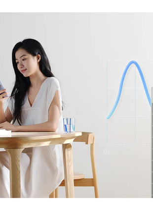 Ventilatore a Torre MIJIA Smart DC a Frequenza Variabile 2a Generazione, 150 °   Ventilatori oscillanti da terra per ambienti, 4 velocità, 3 modalità, versione CN con adattatore