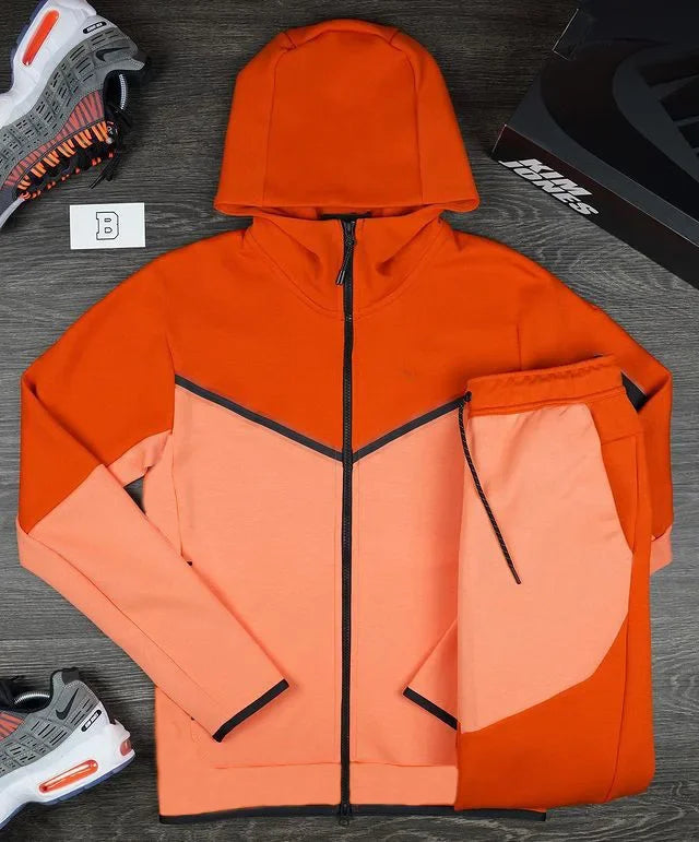 Men's Sports Coat Men's Spring and Autumn New European Size Sportswear Pants Hoodie Hooded Casual Set Tracksuit Men PlatiNum