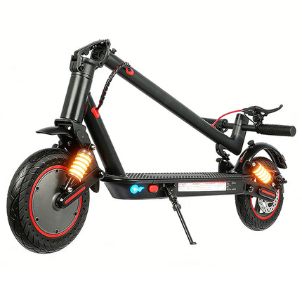 Monopattino Elettrico per Adulti, E-scooter Pieghevole 350W 36V con Batteria 10.4Ah, Doppia Sospensione, Pneumatici da 10 Pollici, Scooter Elettrico da Città e Fuoristrada