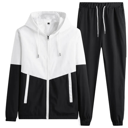 M-6XL-New-Men's-Sportswear-Set-from-Japan-South-Korea-Autumn-Casual-Wear-Men's-Hooded-Jacket-Leg-Tied-Pants-Trendy-Casual-Suit