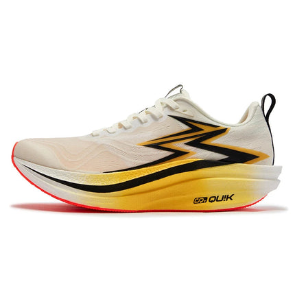361 Degrees Flame 4.0 MIX Men Running Shoes Carbon Plate Racing Marathon Stable Rebound Wear-resistant Male Sneakers 672512204 PlatiNum
