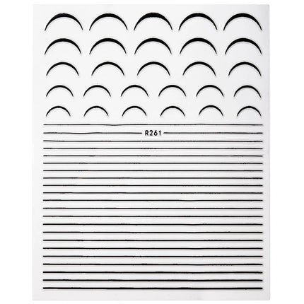 1PC 26-English Alphabet Number 3D Self-adhesive Nail Art Decal Sticker Word Small Letter Nail Decals Sticker Manicure Decoration