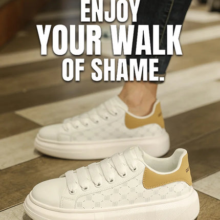 Leather Men Shoes Sneakers Trend Casual Shoe Breathable Leisure Male Sneakers Non-slip Footwear Men Vulcanized Shoes2026