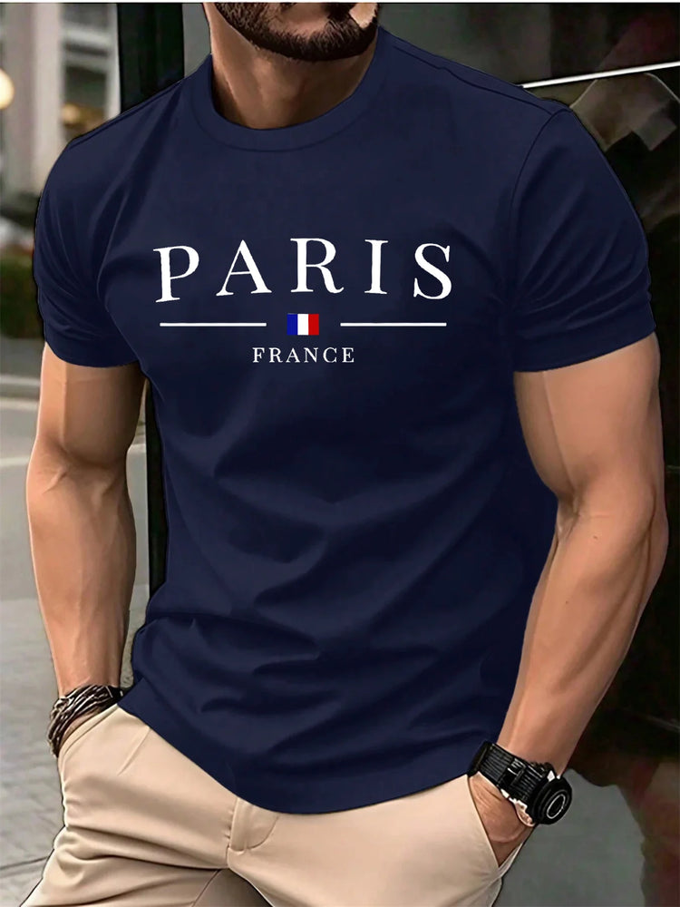 T-shirt da uomo estiva T-shirt con stampa modello lettera 3D T-shirt da uomo personalizzata Hip Hop Street Abbigliamento Top T-shirt casual per uomo