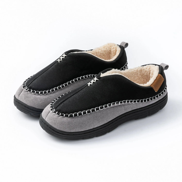 inter Men's Mark Line Slippers With Anti Slip TPR Sole, Soft, Warm, Comfortable And High-Quality Indoor Shoes