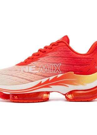 Scarpe da corsa da uomo ONEMIX rimbalzo ammortizzante scarpe sportive da corsa all'aperto traspiranti scarpe da ginnastica da uomo con aumento dell'altezza 6-7cm PlatiNum
