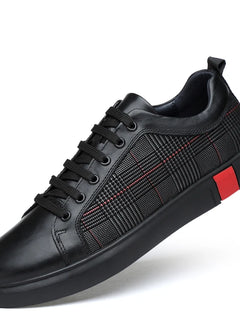 Fashion Trendy Skateboarding Shoes Men Leather Sneakers Casual Shoes Luxury Brand Designers