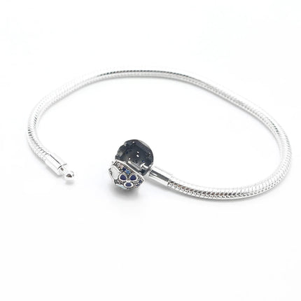 Bracciale con ciondolo in argento sterling 925 di Fmrose Jewelry per la moda femminile, bracciale classico a forma di cuore, gioielli di alta qualità PlatiNum