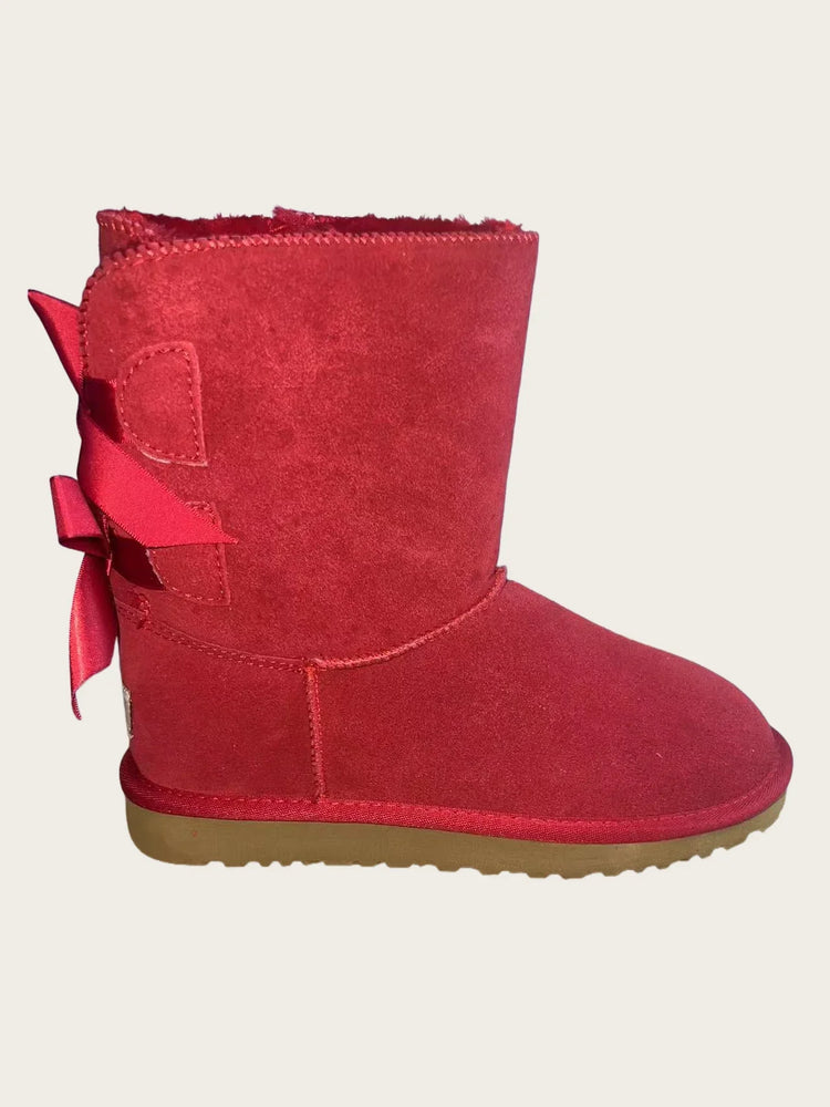 NEW Winter Women Snow Boots Super Mini Classics Real Sheepskin Wool Warm Low-cut Fur Shoes Slippers Man Short Boot Size 35-44
