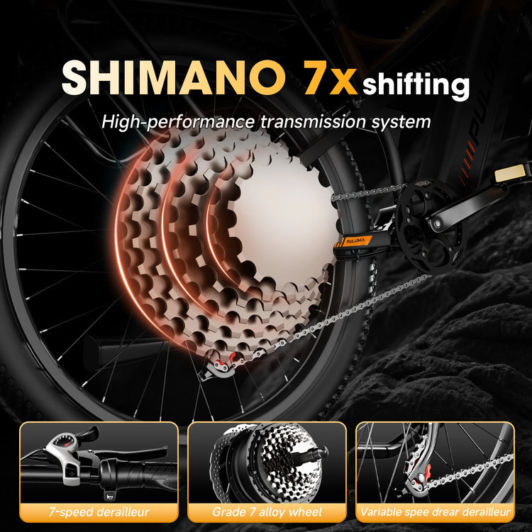 PULUMA PE86pro Bicicletta Elettrica 48V20Ah 1000W, Bici Elettrica da Città con Freni Idraulici, Doppio Motore, Mountain Bike Fuoristrada