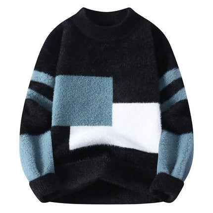 Sweaters men Winter Letter pattern thick sweater men Student youth sweaters autumn Men's wool pullovers full
