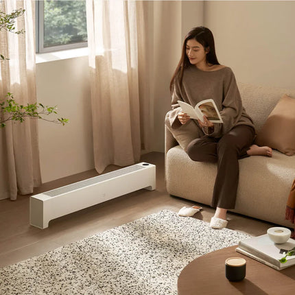 MIJIA Graphene Baseboard Heaters 2nd,Constant Temperature,5S Rapid Heating,2200W Timer Setting,CN Version With Adapter