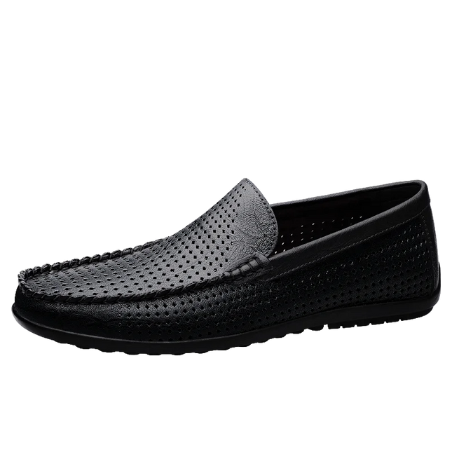 Mocassini Casual da Uomo in Vera Pelle, Scarpe Eleganti da Cerimonia, Mocassini Comodi per il Tempo Libero, Scarpe da Guida da Uomo, Slip-On Senza Lacci, Taglie Grandi