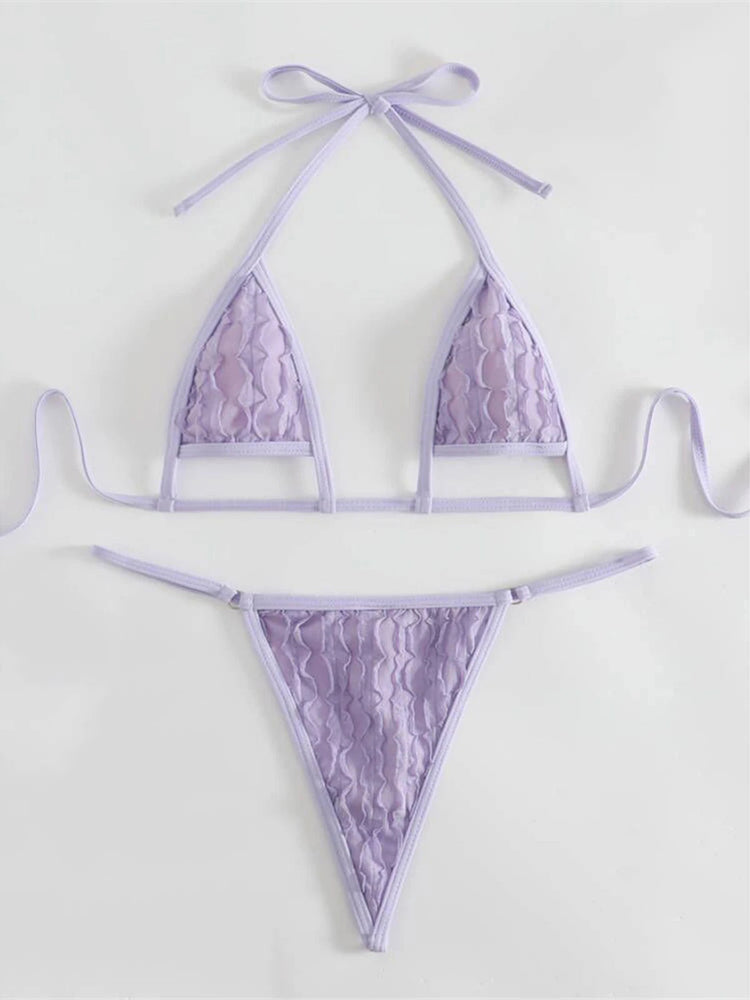 Nuovo rugoso estremo Mini Micro perizoma Bikini donna costumi da bagno femminile costume da bagno due pezzi Bikini bagnante costume da bagno Swim K4827 platinumshop