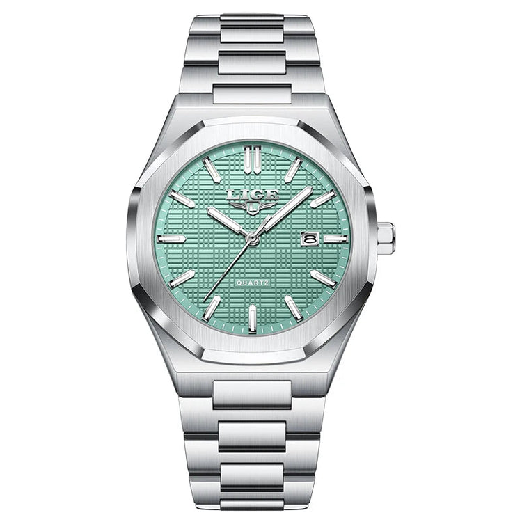LIGE Orologio da donna elegante e lussuoso, orologio classico alla moda con data automatica, cinturino in acciaio inossidabile, orologi luminosi impermeabili per donna, regalo per signora platinumshop