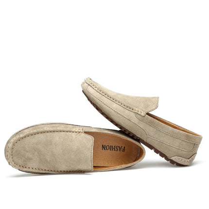 Mocassini da uomo in pelle scamosciata di lusso 2022 scarpe casual da uomo scarpe da barca fatte a mano da uomo Slipon scarpe da guida mocassini maschili Zapatos