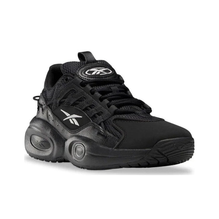 Reebok Solution Vintage Basketball Shoes Unisex Mid Top Extreme Night Black GY0933