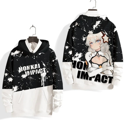 Elysia Honkai Impact 3 Cosplay 3D Men's Hoodies Fashion Women Long Sleeve Sweatshirt Harajuku Pullover Casual Y2k Tracksuit Coat
