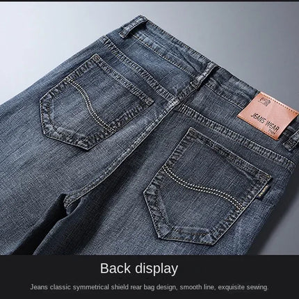 Jorts in denim slim da uomo stile classico da uomo Estate New Business Fashion Thin Stretch Short Casual jorts da uomo