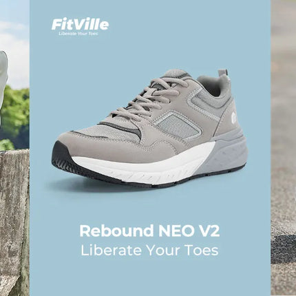 FitVille Le più nuove scarpe da corsa da uomo 4E Sneakers larghe con supporto per l'arco plantare per piedi piatti Sollievo dal dolore al tallone Fascite plantare