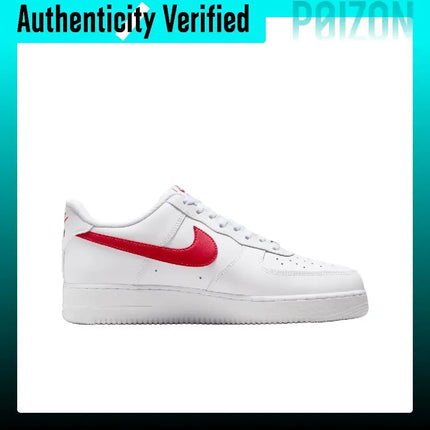 Nike Air Force 1 Skate Shoes Men's Low-top White Red FJ4146-133