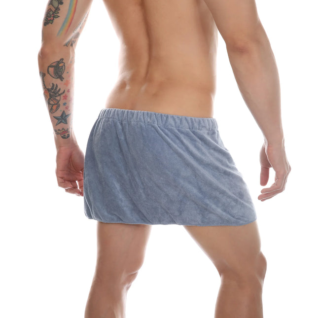 Men's Bath Towel Microfiber Swimming Beach Towels Wearable Shorts Soft Beach Blanket Shower Gym Skirt