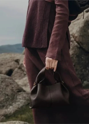 Borsa a Tracolla di Lusso da Donna Designer Autunno/Inverno 2025 – Con Motivo Lychee e Dettaglio a Nuvola sulle Spalle