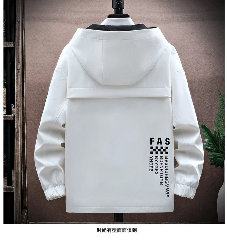 Autumn Men Tracksuit Casual Spring Sportswear Hooded patchwork Jackets Pants 2 Piece Sets Hip Hop Running Sports Suit