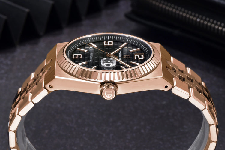 PAGANI DESIGN Orologio automatico di lusso con quadrante rombo 3D per uomo Orologio da polso meccanico da lavoro AR Orologio in cristallo di zaffiro 2025 Nuovo