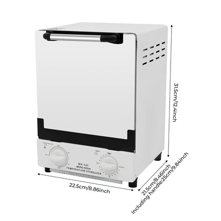 1000W Metal Tool Sterilizer Nail Tool Cleaning Sterilizer Cabinet High Temperature Cleaning Box Dry Heat Sterilizer