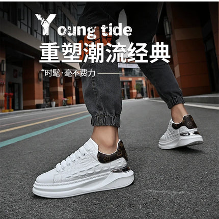 Leather Shoes Men's Skateboard Cricket for Men Sports Running Sneakers Male Luxury Designer Flats Platform