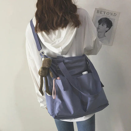 Waterproof Oxford Large Capacity Women Handbag Shoulder Bag Female Crossbody Bags for Women Casual Tote Bag PlatiNum
