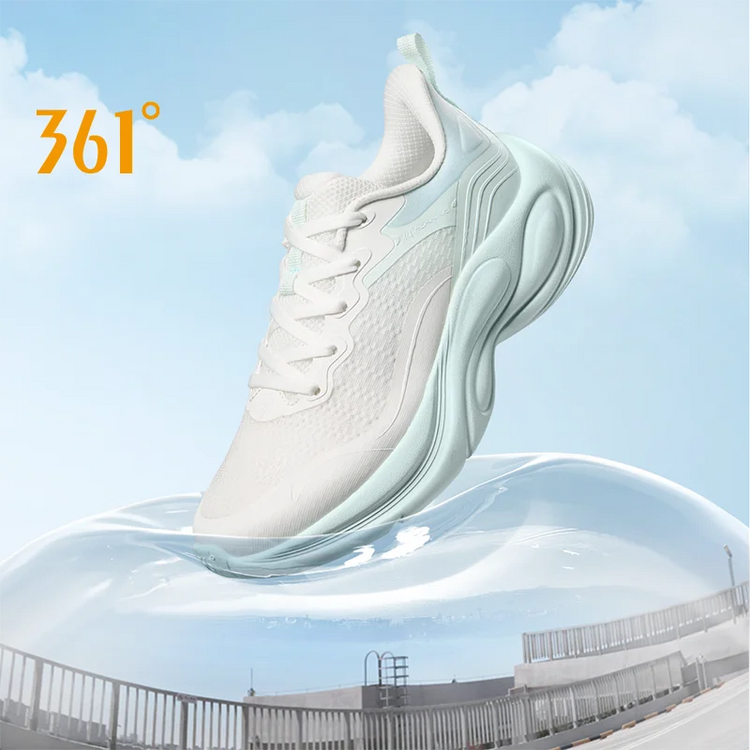 361 Degrees Women Enchanted 2.0 Running Shoes Lightweight Versatile Soft Cushioning Durable Versatile Female Sneakers 682512235 PlatiNum