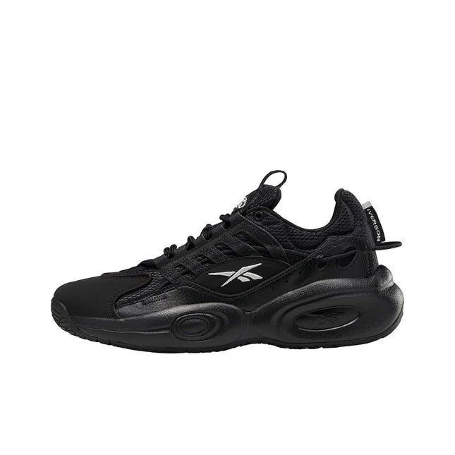 Reebok Solution Vintage Basketball Shoes Unisex Mid Top Extreme Night Black GY0933