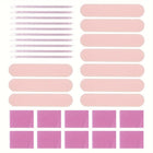1set-30pcs Nail Care Kit: Mini Files, Buffers & Sticks - Perfect for Jewelry Polishing & Manicures