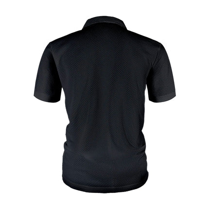 Men's Short Sleeve Summer T-Shirt with Ice Silk Lapel, Men's Top