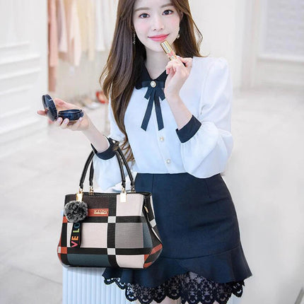 PU Leather Casual Crossbody Bags for Women Ladies Luxury Designer Tote Handbag Female Large Capacity Travel Shoulder Bag Sac PlatiNum
