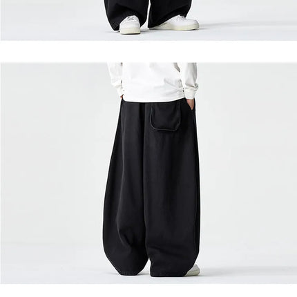 Pantaloni in Denim Primaverili da Uomo, Jeans Larghi Casual Lavati Stile Streetwear, Pantaloni Moda Y2K Oversize Harajuku Punk a Vita Alta