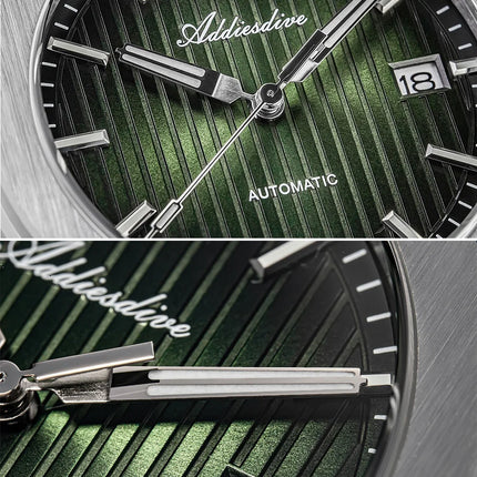 ADDIESDIVE Luxury Men's Automatic Watch Sapphire Glass Japan 8215 Mechanical Watch BGW9 Super Luminous Men Analog Watches AD2533