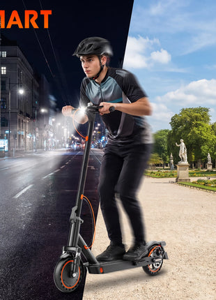 Monopattino Elettrico TODIMART T6 per Adulti, Motore 350W (Picco 500W), Batteria 36V 7.8Ah, Pneumatici Solidi a Nido d'Ape Antiesplosione da 8.5 Pollici, Connessione APP, Pieghevole