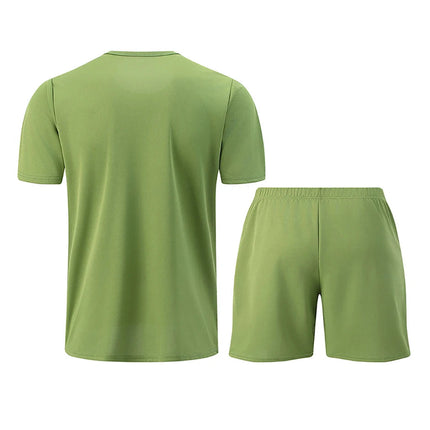 Tuta sportiva da uomo ad asciugatura rapida 1/2/4 pezzi T-shirt casual traspirante a maniche corte Tasca Pantaloncini versatili per adolescenti da indossare platinumshop