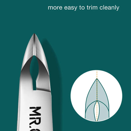 MR.GREEN Nail Cuticle Nipper Manicure Scissors Stainless Steel Dead Skin Remover Pusher Tool Trimmer